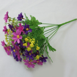 Paprastumas Namų sodo vestuvių dekoravimas plastikinių gėlių namų dekoras Dovana Nauja girlianda DIY Imitacija gėlės ramunė gėlė dirbtinė gėlė violetinė