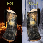 4 vikingų rago puodelių rinkinys, didelis rankų darbo rago bokalas, natūralaus rago bokalas, natūralus blizgesys