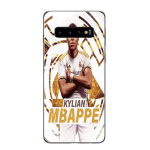 Coque Maniacase pour Samsung Galaxy S10 Kylian Mbappe Real Madrid wallpaper celebration