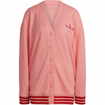 Adidas Originals logotipas, viensluoksnis, ilgomis rankovėmis, megztas vir&scaron;us moterims, rožinis IB2037 S-M