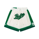 Li Ning Anti-Five serijos raidės spalvoti blokai spausdinti krep&scaron;inio &scaron;ortai vyri&scaron;ki &scaron;ortai baltas žalias AAPS493-1 XXL