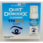 OQsoft Ostdemodex Tea Tree Oil Eyelid Cleanser TTO MAX Tithiomax, 50ml, 2 units blue