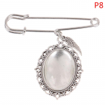 Vestuvinės puok&scaron;tės nuotraukos pakabukas &bdquo;pasidaryk pats&ldquo; smeigtukų sagės nėriniuotas rėmelis ovalus paveikslų rėmelis