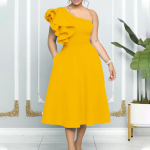 YYFS Moteri&scaron;kos mados vasaros pavasario vienspalvės spausdintos kasdieninės suknelės be rankovių įstriža apykakle auk&scaron;tu juosmeniu S