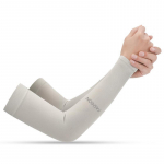 Ledo &scaron;ilko apsauginės rankovės nuo saulės vyrams ir moterims - Patogios, kvėpuojančios rankų apsaugos dviračių sportui ir lauko sportui Fingerless juoda