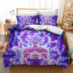Anime 3D Dragon-Ball antklodės užvalkalas,Anime Dragon-Ball patalynės komplektas,Antklodės užvalkalų komplektas Super Saiyan patalynės komplektas 135x200cm 2pcs
