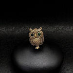 Žavinga pelėdos segė - Viduramžių stiliaus gyvūno segė vyrams ir moterims