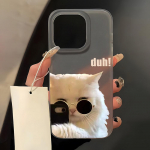 Mobiliųjų telefonų dėklai, skirti iPhone 11 13 15 Pro Max 12 14 Pro Max Case iPhone 16 15 Plus 13 Pro 12 Matinio tekstūros dažytos animacinės gėlės iPhone 11 balta