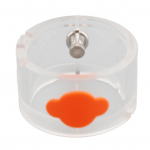 Laikrodžio mechanizmo laikiklis, fiksatorius, darbastalis, dvipusis, lygiais kra&scaron;tais, laikrodžio mechanizmo spaustuko laikiklis, skirtas for 4160