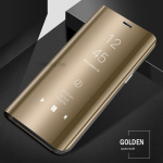 I&scaron;manus veidrodinis atverčiamas dėklas Samsung Galaxy S21 A12 A02S A21S S20 FE A31 A11 A32 A42 A52 A72 A51 A71 M51 M31 M21 A50 A70 Note 20 For Samsung S21 Plus auksas