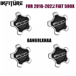 6AN69LXHAA Naujas automobilio rato centrinis gaubtas, centriniai stebulės gaubtai Fiat 500X 2016 2017 2018-2022, dulkių dangtelis, automobilio priedai 735626312