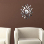 3D Veidrodis Sun Art Nuimamas sienos lipdukas Tapetai Decal Namų kambario dekoras One Size