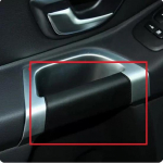 For Volvo XC90 Door handle Microfiber leather cover door inner handle protective leather cover Car interior 2 Door 2pcs juoda