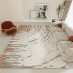 Skandinavi&scaron;ko stiliaus neslystantis svetainės kilimas: Auk&scaron;tos kokybės kavos staliuko pledas ir miegamojo grindų kilimėlis 80x160cm Anti-slip Felt
