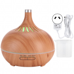 400 ml Aromos difuzorius WIFI valdymas Medžio imitacijos Aromaterapinis drėkintuvas Spalvinga naktinė lemputė