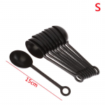 10 vnt. Plastikiniai ilgos rankenos matavimo &scaron;auk&scaron;tai Pieno miltelių semtukas Pieno arbatos miltelių semtukas Kepimo Kava Pienas Arbata Matuoklis Kepimo įrankis S