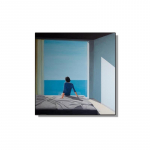 Garsus David Hockney abstraktaus peizažo plakatas drobės tapyba baseinas vandenynas langas sienų menas svetainei namų dekoras 40*60cm No Frame