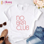 Geriausia moteris Be liemenėlės Be kelnaičių mar&scaron;kinėliai Unisex/moteri&scaron;ki Harajuku mar&scaron;kinėliai Be Bra Club grafiniai mar&scaron;kinėliai Unisex Unisex mar&scaron;kinėliai Unisex 80s Tops L