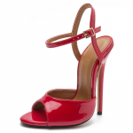 Moteri&scaron;ki sandalai 2025 vasaros batai auk&scaron;takulniai Hey Si Mey seksuali juoda raudona vakarėliui slingback &scaron;okių vestuviniai feti&scaron;o batai didelis dydis 47 raudona