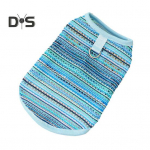 &Scaron;unų mar&scaron;kinėliai vasarai be rankovių, naminių gyvūnėlių liemenė, kvėpuojantys, tu&scaron;čiaviduriai, vėsinantys drabužiai, naminių gyvūnėlių apranga mažiems &scaron;unims ir katėms XS mėlyna