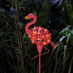 Flamingo Sodo kuoliukas &Scaron;viesos ornamentas Kiemo dekoracija Vejos lauke Takui