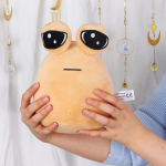 22 cm anime žaidimas &bdquo;Maw Pou&ldquo; pliu&scaron;iniai žaislai &bdquo;Kawaii&ldquo; animacinis filmas &bdquo;Mano augintinis ateivis Pou lėlė&ldquo; Mink&scaron;ta įdaryta pagalvė Vaikų gimtadienio Kalėdų Gif