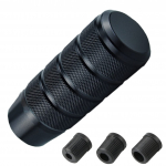 VICHE CATT Pavarų svirties prailgintuvas Aliuminio lydinio adapteris su 3 tipais MT AT automobiliams Universalus individualus (Juoda) juoda