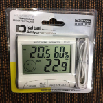 Vidaus temperatūros ir drėgmės matuoklis / termohigrometras didelio ekrano ekranas, laikrodis termometras, &scaron;alčio signalas