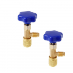 2&times; R134a A/C skardinės čiaupas 1/2 sriegiklis dozavimo vožtuvo adapteris &scaron;altne&scaron;io atidarytuvas