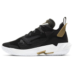 Air Jordan Why Not Zer0.4 PF Family Unisex Sportbačiai Juodi Balti Metalinio aukso spalvos CQ4231-001 36.5