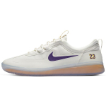 NBA x Nike Nyjah Free 2 SB Lakers Vyri&scaron;ki sportbačiai Balti Summit-White Teismo violetiniai DA3439-100 45