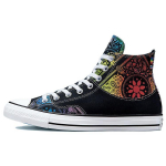 Converse Chuck Taylor All Star High Pride 2022 Unisex Kedai Juodi Universitetiniai Raudoni A02268C 35