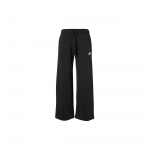 Nike auk&scaron;tu liemeniu laisvalaikio kelnės su rai&scaron;teliu ir vienspalviu logotipu Moteri&scaron;kos kelnės Juodos FB2728-010 L