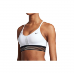 Nike vientiso logotipo sportinis liemenukas su petne&scaron;ėlėmis moterims Baltas 832093-100 XS