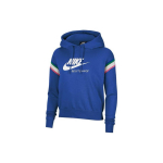 Nike Logotipas American Vintage Print Spalva su blokinėmis rankovėmis Hoodie Moteri&scaron;ki megztiniai Mėlyna CU5924-480 XL