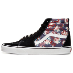 Vans Sk8 Gėlių Grafiti Auk&scaron;takulniai Sportbačiai Unisex Sneakeriai Juodi Rudi VN0A4BV61JA 35