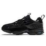 Reebok Dmx6 Mmxx Patogūs Tinklelio Sintetinės Odos Suede Patentuotos Odos Žemi Bėgimo Bateliai Unisex Sportbačiai Juodi FW6648 44.5