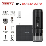 Naujas HiBREW Naujas Ne&scaron;iojamas Espresso Kavos Aparatas Automobiliui ir Namams Kempingui Kavos Aparatas Tinka Nespresso Dolce Kapsulėms Milteliams H4C juoda