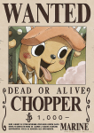 ONE PIECE Oficialus norimų plakatų sieninis dekoras, pagamintas 42 cm x su Chopper lipduku, Japonija, 29,7 cm (op-446 1000)