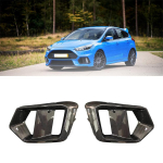 Ford Focus RS 2016-2018 priekinių rūko žibintų rėmeliai, lempų apdaila, anglies pluo&scaron;to spalvos &times;2