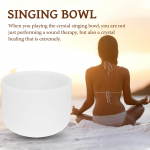 440HZ Crystal Struck Bowl Ritual Muzikos Terapija Joga Meditacija Dainavimas Dubenys Mu&scaron;amieji instrumentai Note G