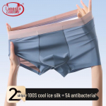 Langsang Men's Modal Blend Antibacterial Boxer Briefs 3XL