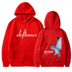 2025 Deftones Hoody Ruduo Žiema Laisvas Atsitiktinis Apvalus Kaklas Ilgomis Rankovėmis Hoody Vyrams Moterims Madingi &Scaron;ilti Fleece Palaidinės Unisex S