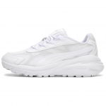 Puma Hipnotinė serija LS Staigus audinys Sintetinė oda Porų sujungimas Žemo profilio Laisvalaikio batai Unisex sportbačiai Balta Smėlio spalvos 397668-08 37