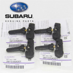 4x OEM TPMS padangų slėgio jutikliai 28103SA001 28103AJ00A, skirti &bdquo;Subaru WRX&ldquo;