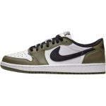 Air Jordan 1 Low TD Medium Olive kūdikiams skirti sportbačiai, žali, juodi, summit balti HQ6997-200 23.5