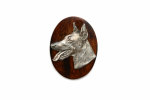 Dobermann, Doberman Pinscher, Dobie II - Dog show brooch, starter number clip, dog pin by Art-Dog