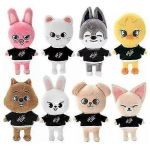 Vaikams Skzoo Stray Kids 8 dalių pliu&scaron;inių lėlių rinkinys Kolekcinis mink&scaron;tas žaislas Kawaii Dovana