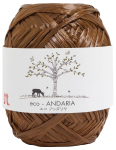 Hamanaka Eco Andaria Vidutinis rinkinys 0200 Amatai, Storis, Spalva. 15, Ruda, 40g, Apie. 80m, 5,