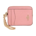 Coach Kortelių dėklas Su sagtele Akmens ra&scaron;to odinė piniginė Moteri&scaron;ka piniginė &Scaron;viesiai raudona 6303-IMS9M Basic Set (Bag+Dust Bag)